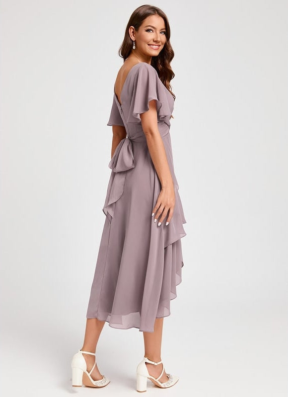 Robe De Soirée Rose Poudrée - gallery 5
