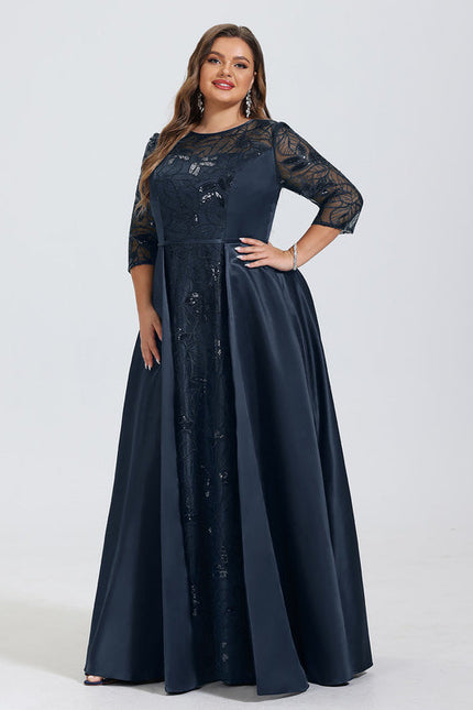 Robe de Soirée Satin Éclipse - gallery 9