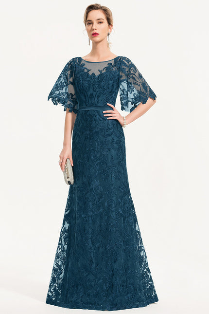 Robe de Soirée Élégance Vague Émeraude - gallery 3