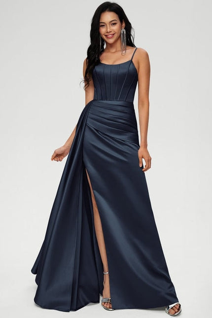 Robe de Soirée Satin Nuit