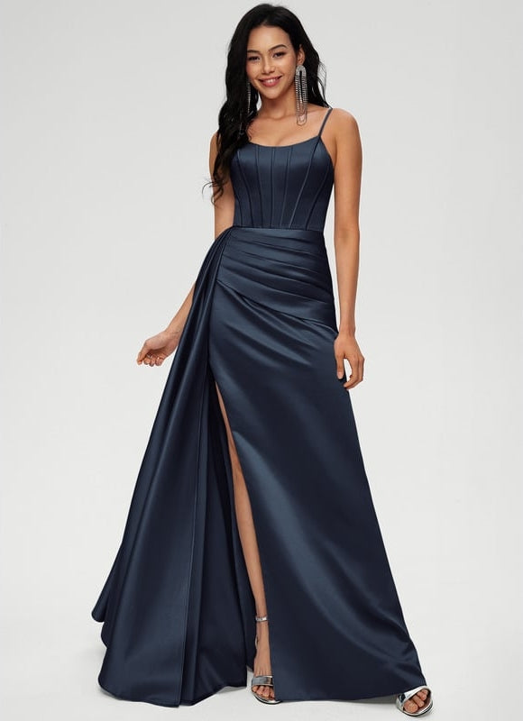 Robe de Soirée Satin Nuit