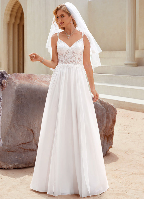 Robe de Soirée Vaporeuse Écrue - gallery 2