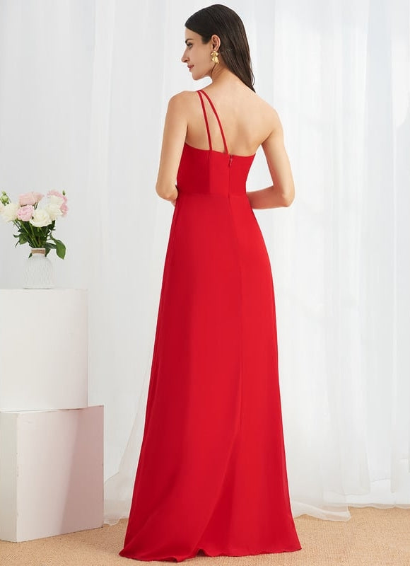 Robe de Soirée Asymétrique Fluide - gallery 4