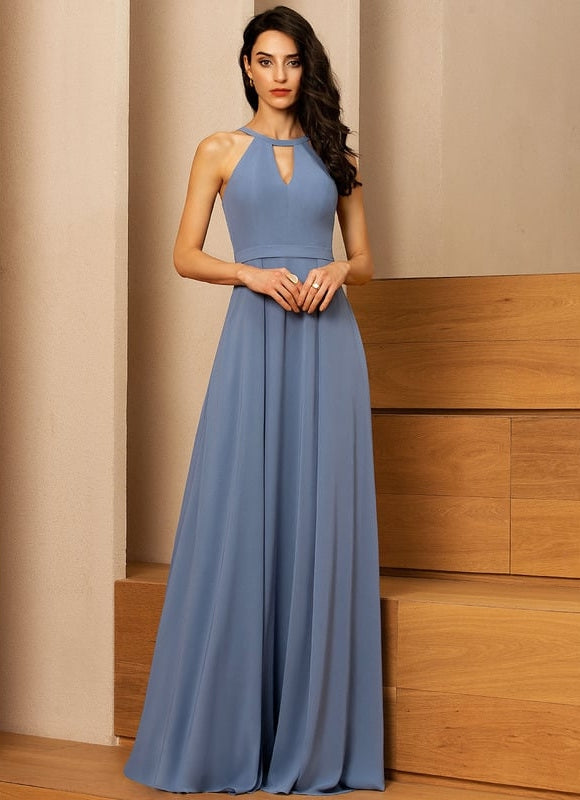 Robe de Soirée Sable Chic - gallery 1