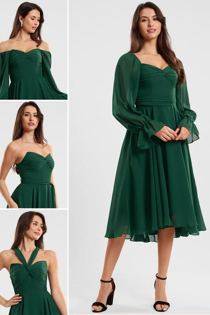 Robe de Soirée Vaporeuse Nocturne