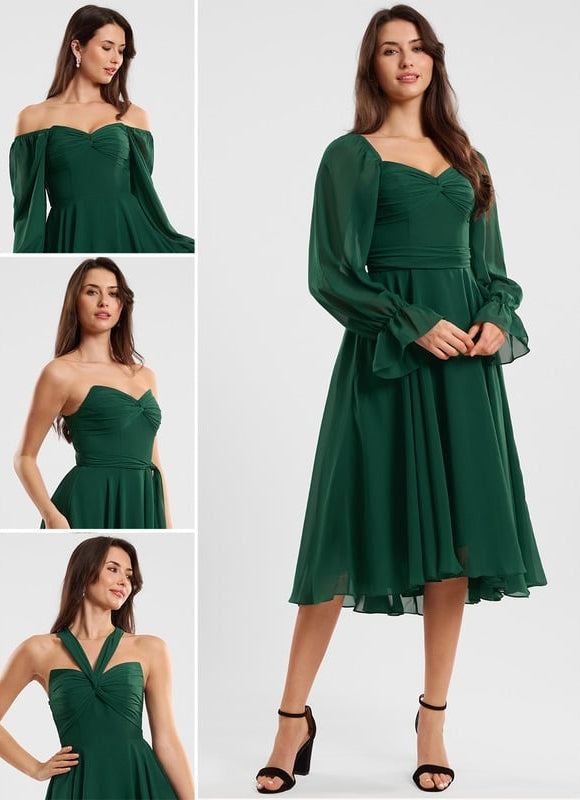 Robe de Soirée Vaporeuse Nocturne