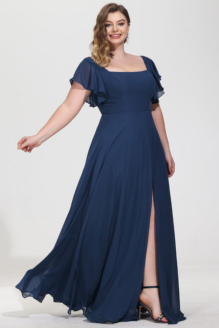 Robe de Soirée Fluide Vert Deau - gallery 6