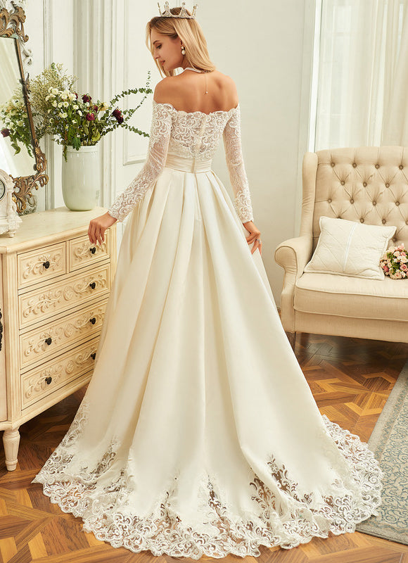 Robe de Soirée Éclat Satiné Élégant - gallery 2