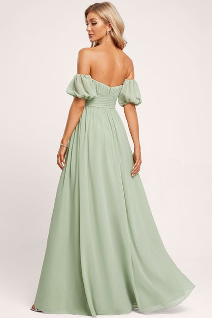 Robe de Soirée Émeraude Légère - gallery 1