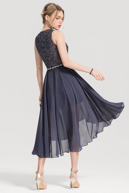 Robe de Soirée Chic Asymétrique Étoilé - gallery 5