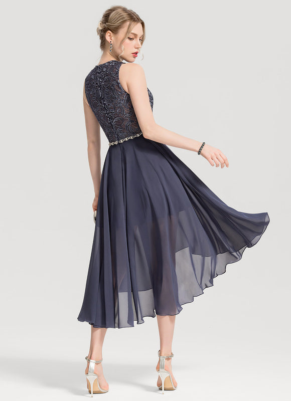 Robe de Soirée Chic Asymétrique Étoilé - gallery 5