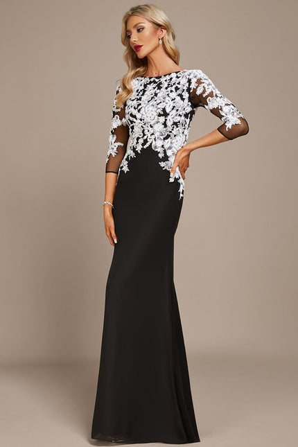 Robe de Soirée Élégance Sombre Astrale - gallery 2