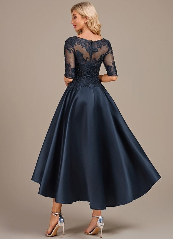 Robe de Soirée Marine Raffinée - gallery 5