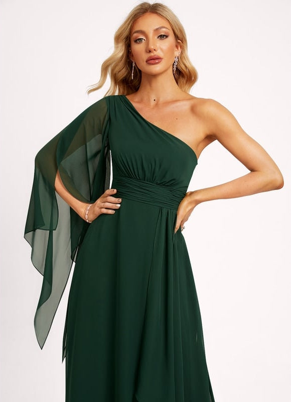 Robe de Soirée Asymétrique Fluide - gallery 4