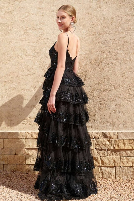 Robe de Soirée Nocturne Éclatante - gallery 6
