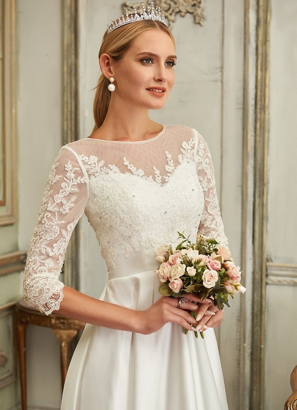 Robe de Soirée Étoile De Dentelle - gallery 1