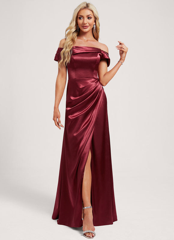 Robe De Soirée Col Bardot