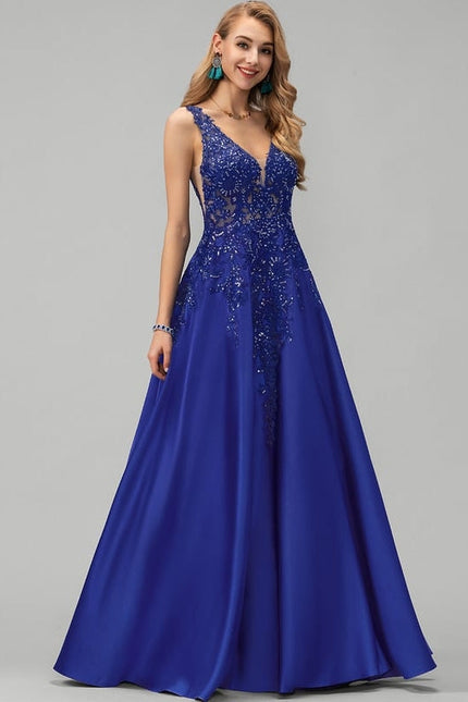 Robe de Soirée Saphir Enchanté