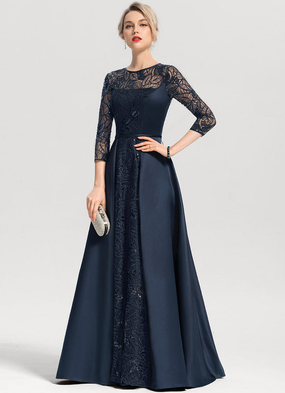 Robe de Soirée Satin Éclipse - gallery 3