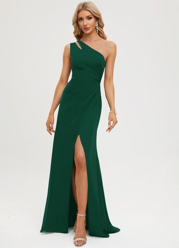 Robe de Soirée Élégance Verdoyante