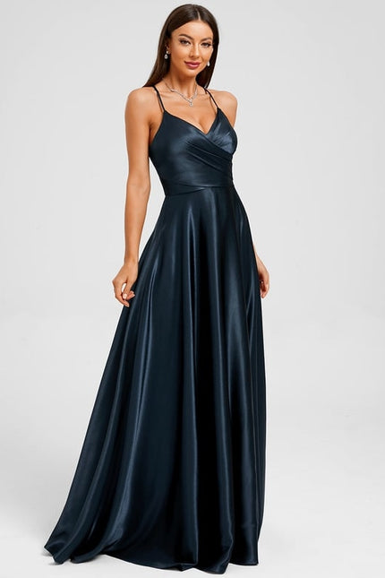 Robe de Soirée Bleue Élégante - gallery 5