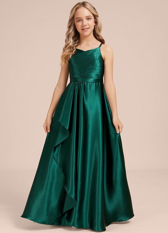 Robe de Soirée Satin Fluide