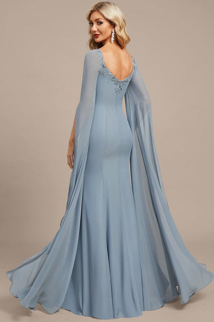 Robe de Soirée Céleste Satinée - gallery 6