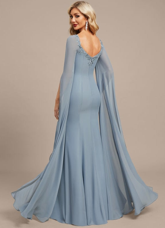 Robe de Soirée Céleste Satinée - gallery 6