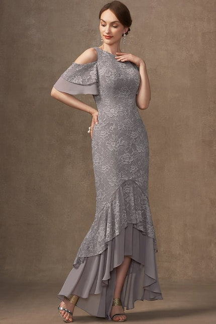 Robe de Soirée Dentelle Flottante - gallery 4