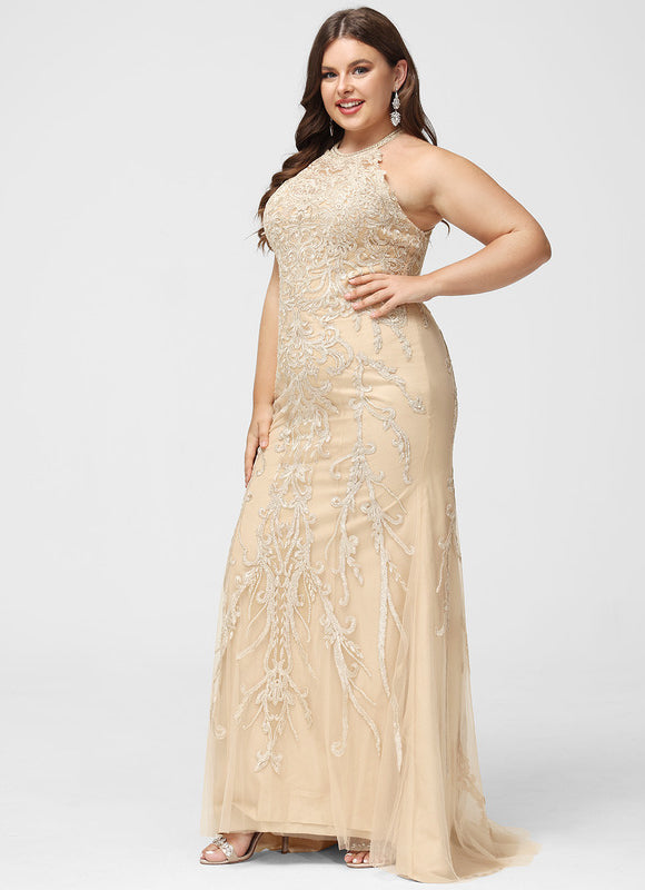 Robe de Soirée Sirène Écrue - gallery 6