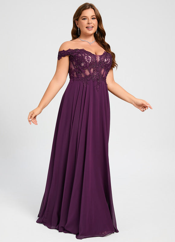 Robe de Soirée Éthérée Violette - gallery 9