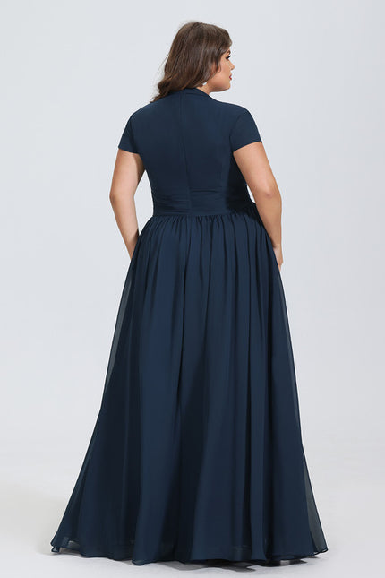 Robe de Soirée Fluide Émeraude - gallery 5