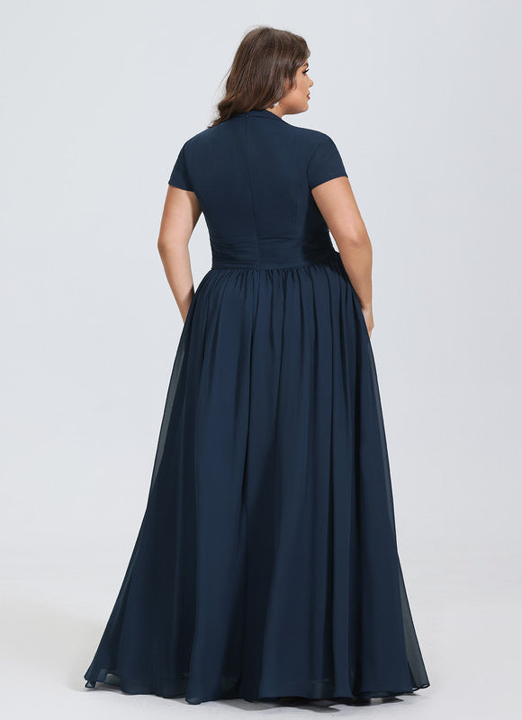 Robe de Soirée Fluide Émeraude - gallery 5