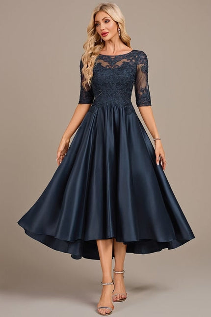 Robe de Soirée Marine Raffinée