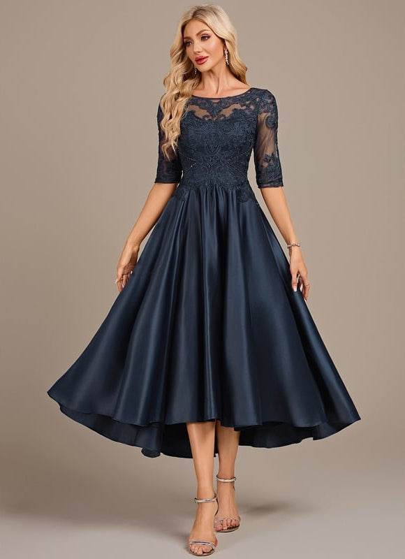 Robe de Soirée Marine Raffinée