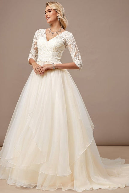 Robe de Soirée Nuageuse Élégante - gallery 3