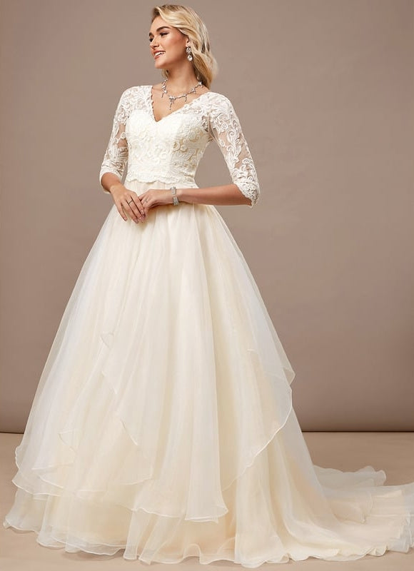 Robe de Soirée Nuageuse Élégante - gallery 3