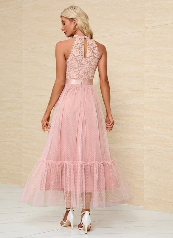 Robe de Soirée Douceur Poudrée - gallery 1