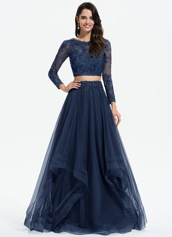 Robe de Soirée Rêve Poudré Tulle