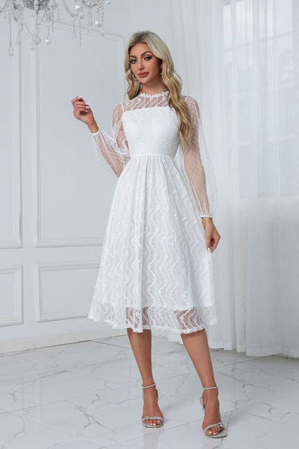 Robe De Soirée En Dentelle Classe Chic Et Glamour - gallery 6