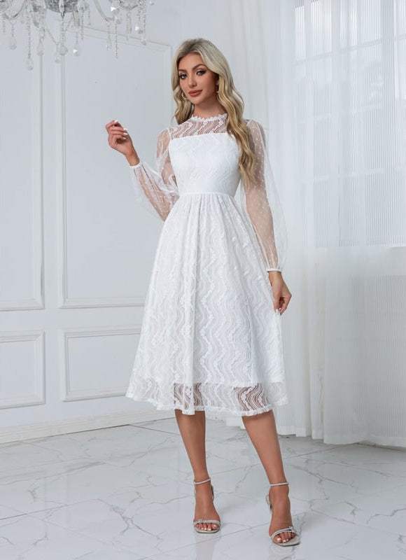 Robe De Soirée En Dentelle Classe Chic Et Glamour - gallery 6