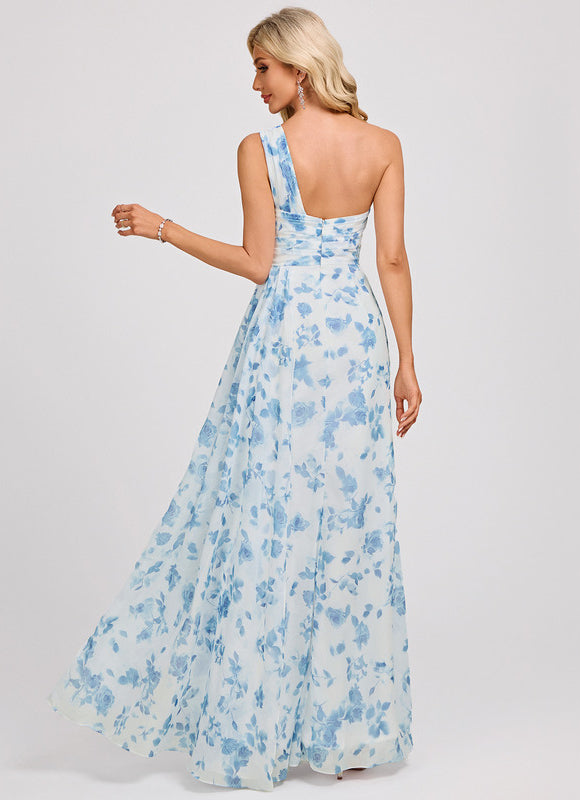 Robe de Soirée Asymétrique Fluide - gallery 5