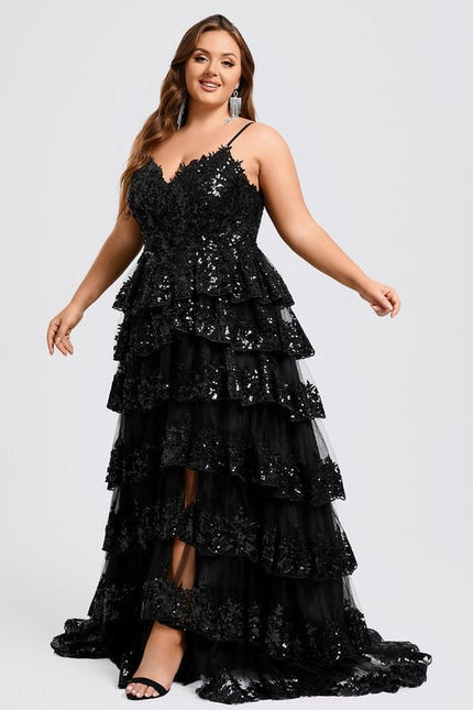 Robe de Soirée Nocturne Éclatante - gallery 9