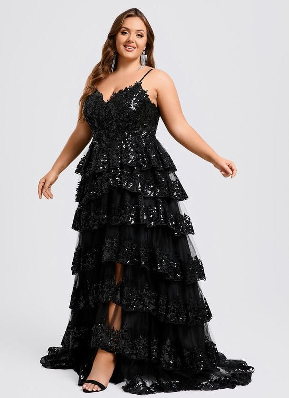 Robe de Soirée Nocturne Éclatante - gallery 9