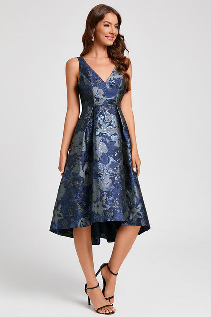 Robe de Soirée Fleurie Nuit - gallery 3