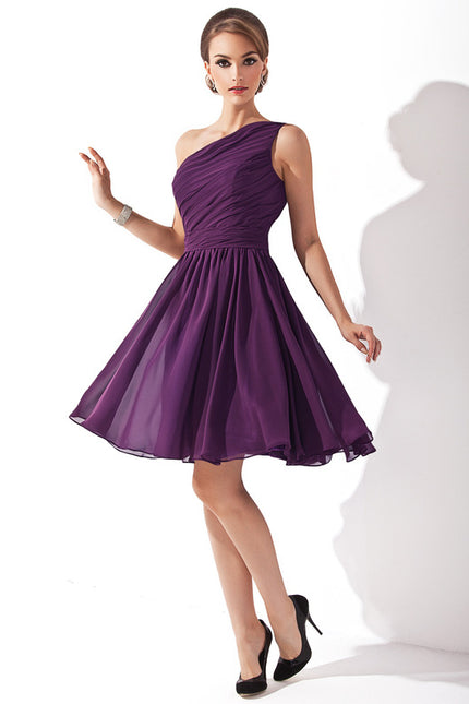 Robe de Soirée Flottante Asymétrique