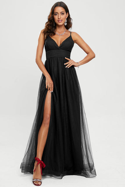 Robe de Soirée Céleste Fleurie