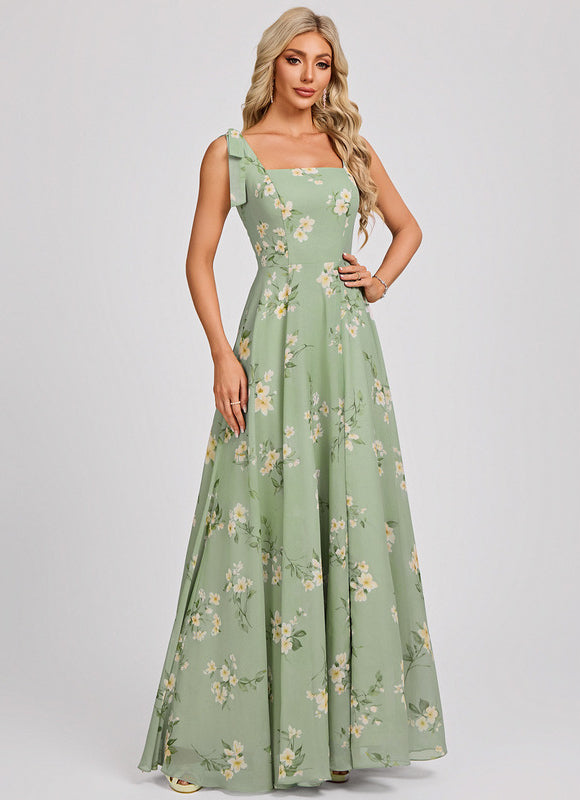 Robe de Soirée Longue Verte - gallery 1