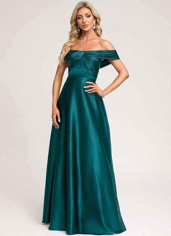 Robe De Soirée Col Bardot - gallery 1