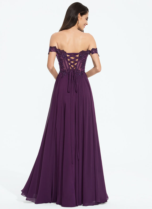 Robe de Soirée Éthérée Violette - gallery 3
